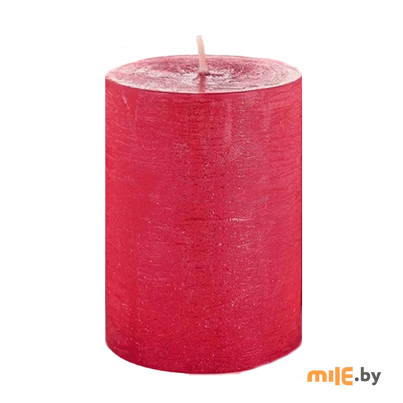 Свеча-столбик Melt декоративная (10x7,5 см) красная