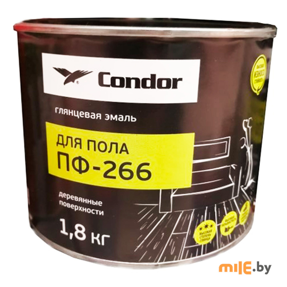 Эмаль для пола Condor ПФ-266 красно-коричневая 1,8 кг