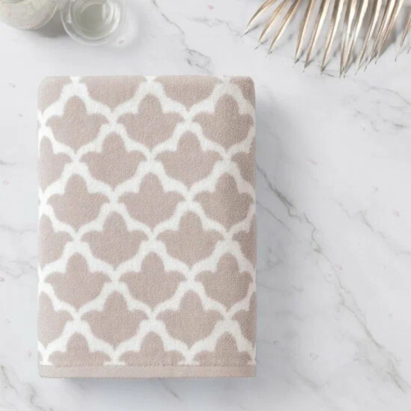 Полотенце махровое Verossa Treviso 50x90 см (кофе, белый)