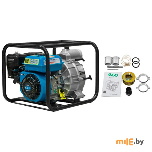 Мотопомпа бензиновая ECO WP-1403D (4900 Вт)