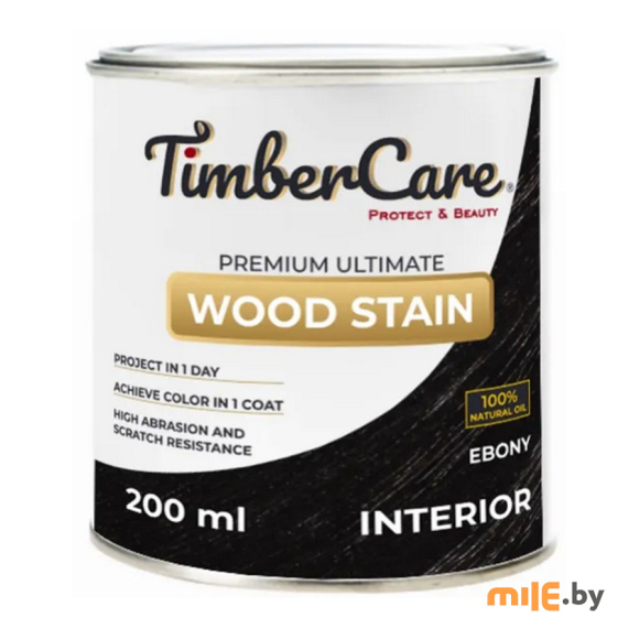 Масло тонирующее для дерева TimberCare 350035 (эбеновое дерево) 0,2 л