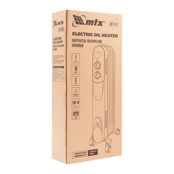 Масляный обогреватель MTX OCH-1000