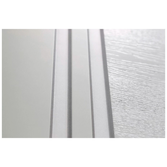 Дверное полотно Belwooddoors Твинвуд 4 (эмаль светло-серый патина серебро) 2000x600