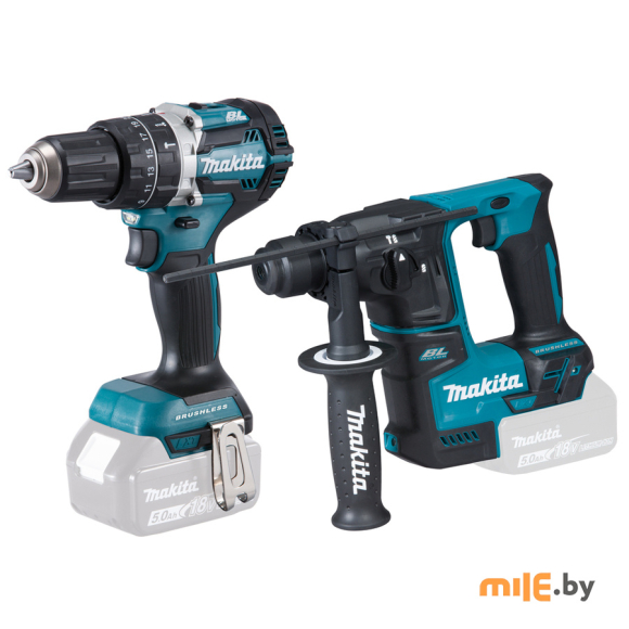 Набор инструмента Makita DLX2278 (перфоратор DHR171Z, ударная дрель-шуруповерт DHP484Z без аккумулятора)