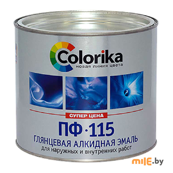 Эмаль ПФ-115 Colorika хвойная зелень 1,8 кг