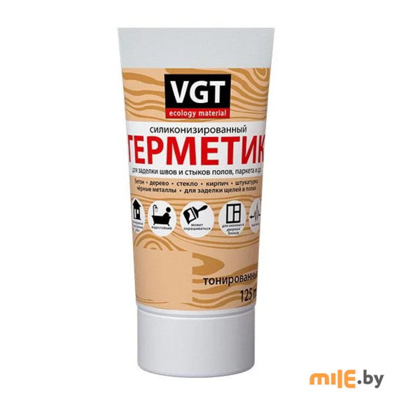 Герметик силиконизированный VGT береза 160 г