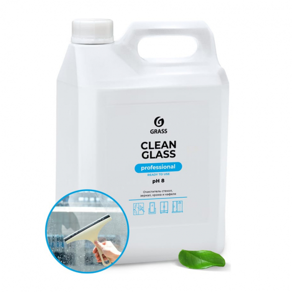 Очиститель стекол и зеркал  Grass Clean Glass Professional 5 л
