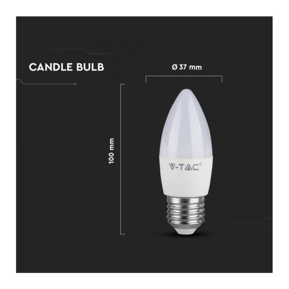 Лампа светодиодная V-TAC VT-1821 CANDLE BULB