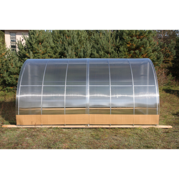 Теплица с покрытием КомфортПром 3,3х10, 40х20/1.0, ПК 3,8мм