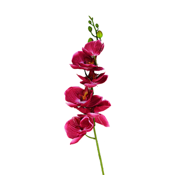 Искусственное растение Орхидея Фаленопсис Элегант одиночная бьюти 85 см
