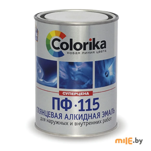 Эмаль ПФ-115 Colorika белая матовая 2,7 кг
