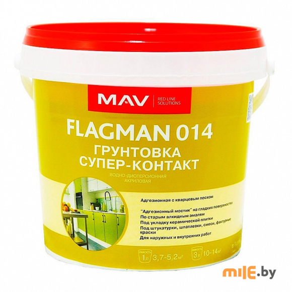 Грунтовка Flagman ВД-АК-014 белый 1 л