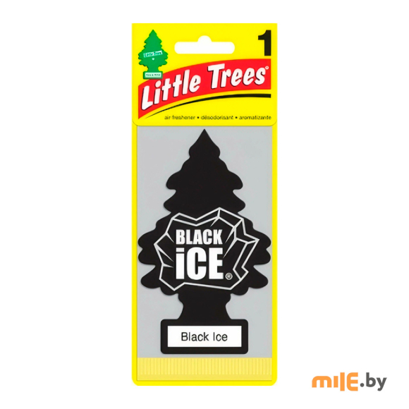 Освежитель черный лед Little Trees