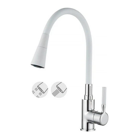 Смеситель для кухни с гибким изливом Ledeme L4199-3