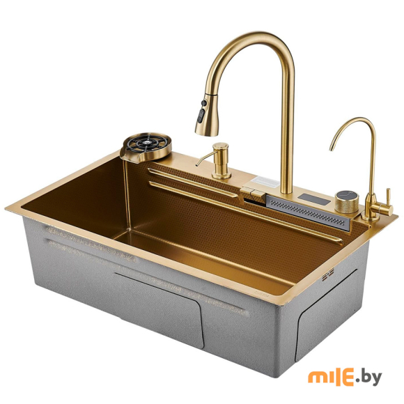 Мойка для кухни Savol S-SC002C матовое золото