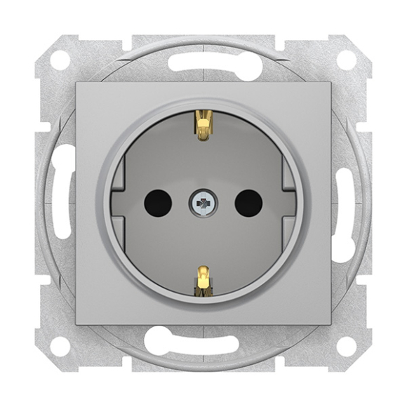 Розетка Schneider Electric Sedna SDN3000160 (алюминий)