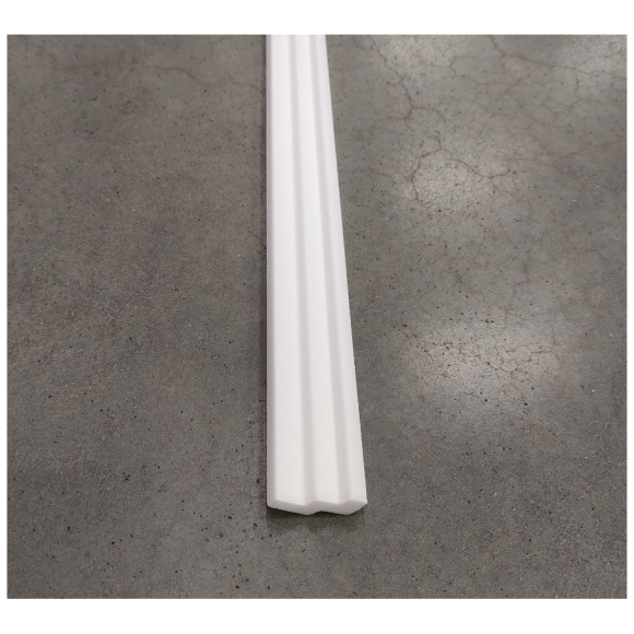 Плинтус потолочный Solid из вспененного полистирола С02/30 Белый 28х20х2000