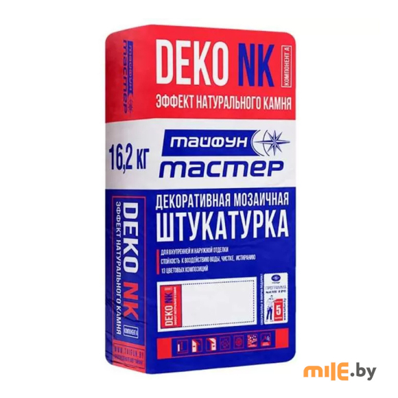 Штукатурка Тайфун Мастер мозаичная DEKO NK компонент А (Гнейс 05) 16,2 кг