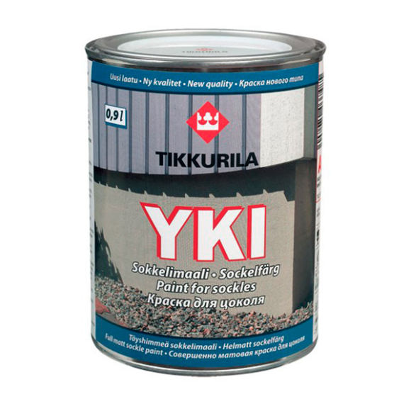 Краска акрилатная Tikkurila YKI глубокоматовая База 3 0,9 л белый