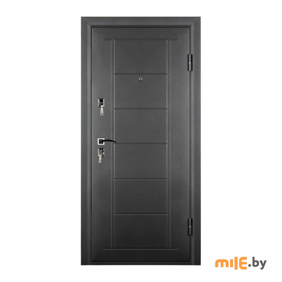 Входная металлическая дверь Промет Стайл Беленый Дуб 2066х880 (правая)