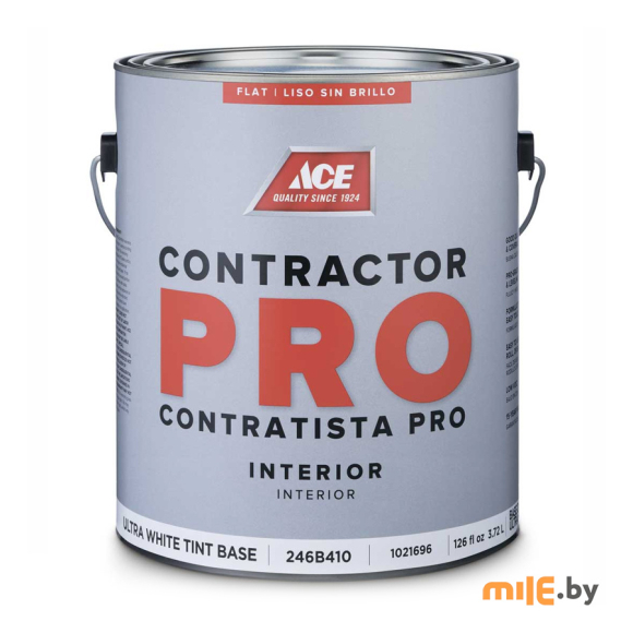 Краска под колеровку Ace  Contractor Pro Flat Interior 246B433-2 (HI-Midtone Base) 0,946 л