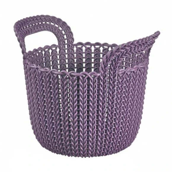 Корзинка для мелочей KNIT цвет фиолетовый