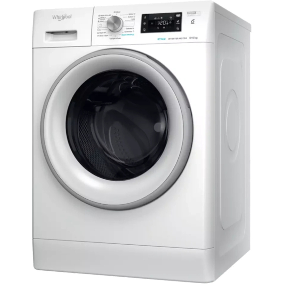 Стирально-сушильная машина WHIRLPOOL FFWDB864489SVEE