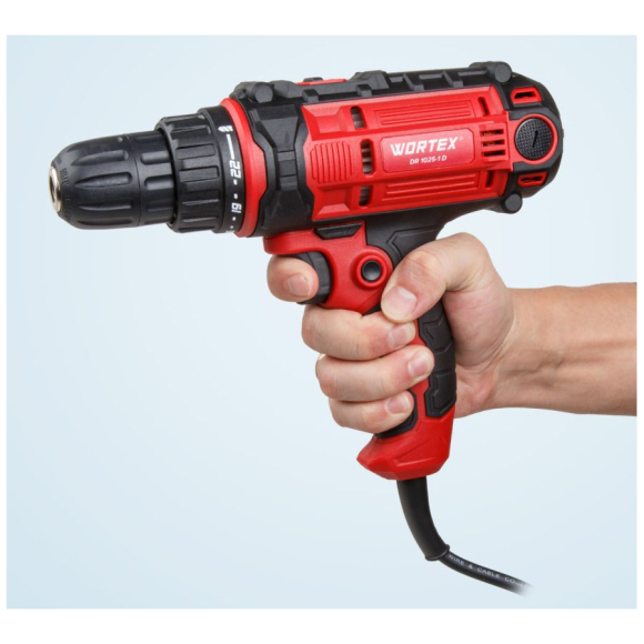 Дрель-шуруповерт Wortex DR 1025-1 D (1318793)