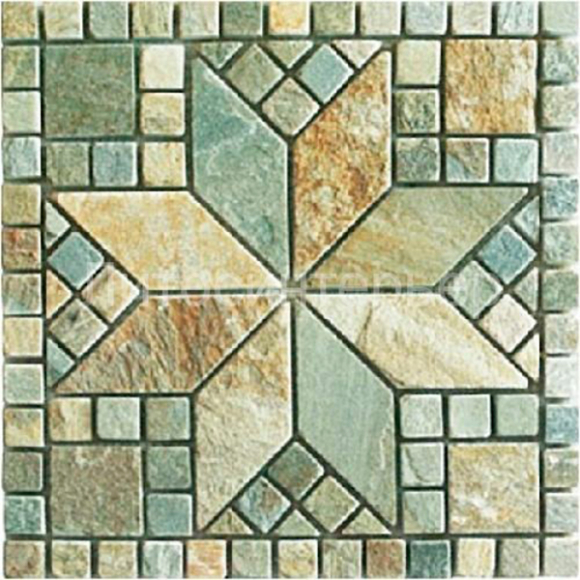 Декоративная мозаика Литосинтерьер МС-0663 305x305 (серый)