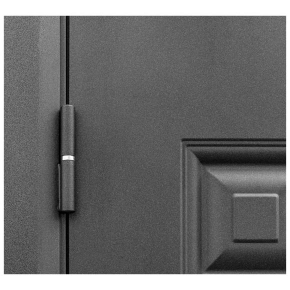 Входная металлическая дверь Промет Виктория Беленый Дуб 2066х880 (левая)