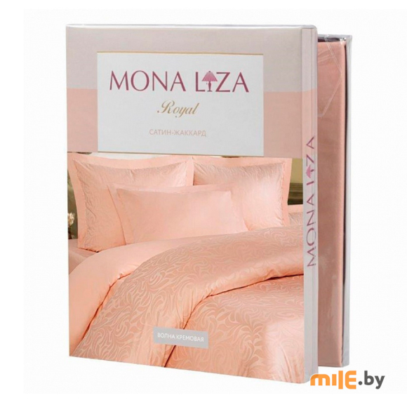 Комплект постельного белья Mona Liza Royal 5439/10 Волна кремовый н(2)50x70 см, н(2)70x70 см