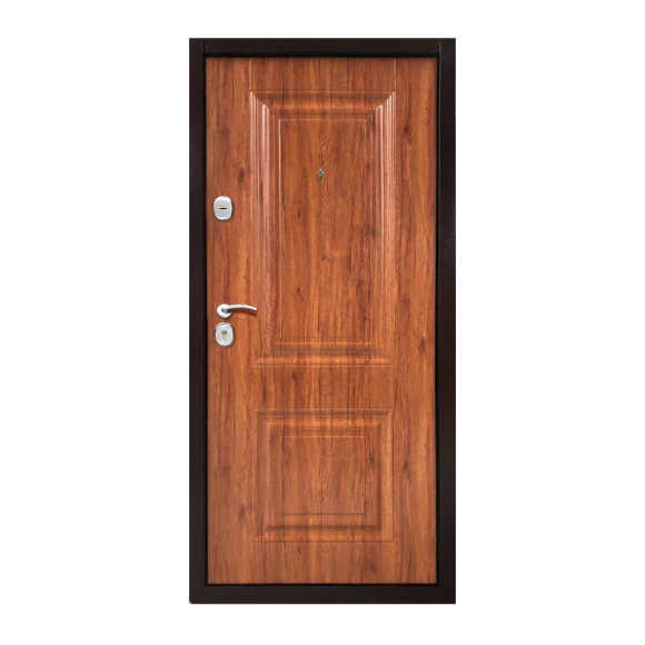 Входная металлическая дверь Магна Классика Античный Орех 2050х860 (левая)