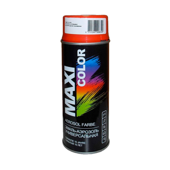 Эмаль-аэрозоль Maxi Color 2002MX (ярко-оранжевый)