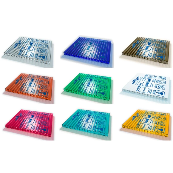 Сотовый поликарбонат Kinplast Eco-plast (серый) 2100x6000