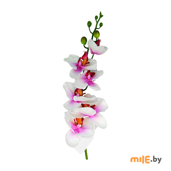 Искусственное растение Орхидея Фаленопсис Элегант одиночная розовая 85 см