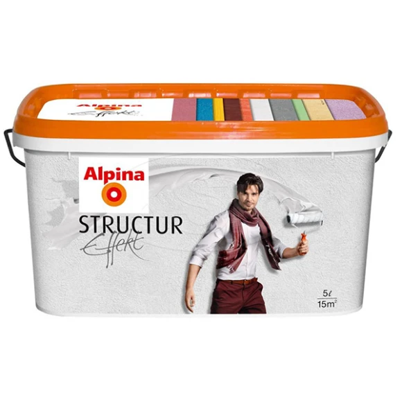 Краска Alpina Effekt Structur Colorexpress Weiss