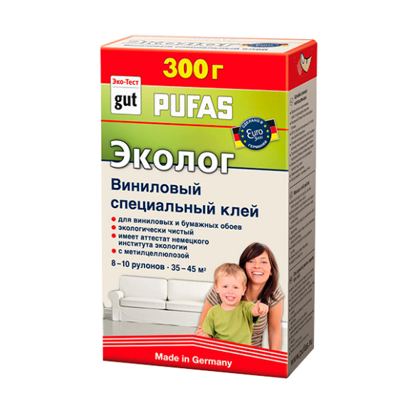Клей для обоев PUFAS Ecolog Special Euro 300 г