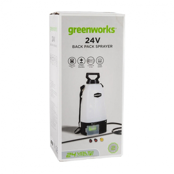 Опрыскиватель аккумуляторный Greenworks GSP1250K2 (5103507UA)