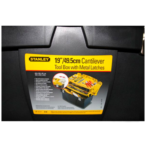 Ящик для инструментов Stanley MEGA 1-92-911 (чёрный/жёлтый)