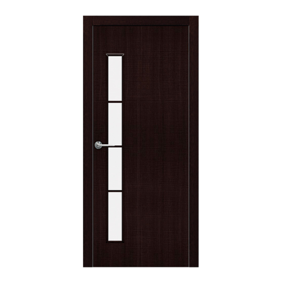Дверь Unidoors Cortex 11 со стеклом (МДФ/венге) 900x2000