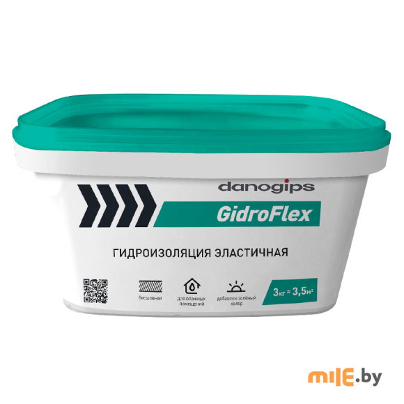 Гидроизоляция Danogips GidroFlex 3 кг