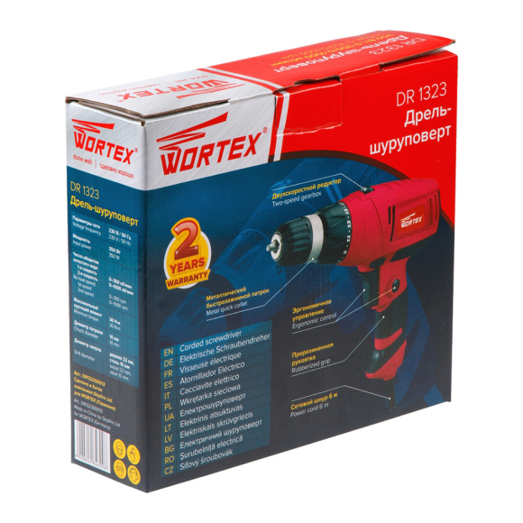 Дрель-шуруповерт Wortex DR 1323 (DR132300013)