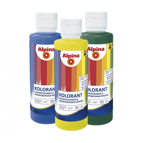 Колеровочная краска Alpina Kolorant 0,5 л (абрикос)