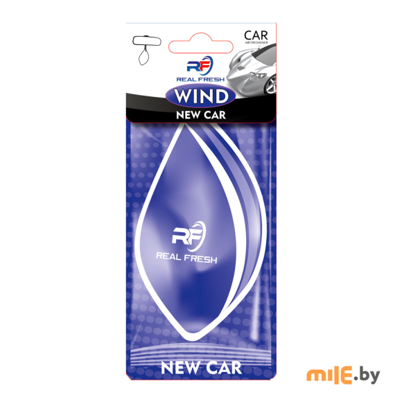 Ароматизатор бумажный для автомобиля Real Fresh Wind New Car