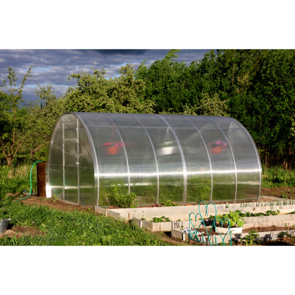 Теплица с покрытием КомфортПром 3,3х6, 40х20/1.0, ПК 3,8мм