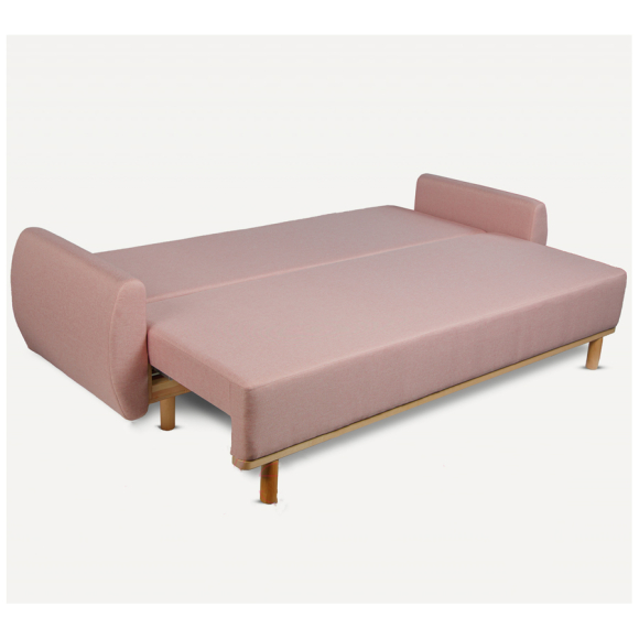 Диван-кровать Делком40 Тулисия (TULSB3 GULtBrown-pink) коричнево-розовый