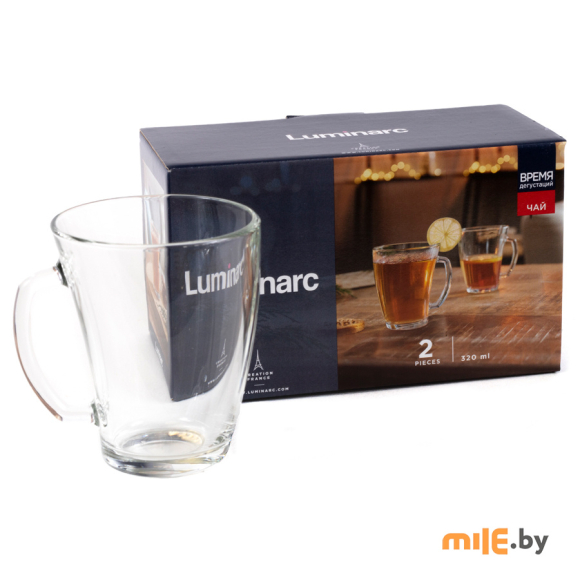 Набор кружек стеклянных Luminarc Tasting time. Tee (Q2842) 320 мл