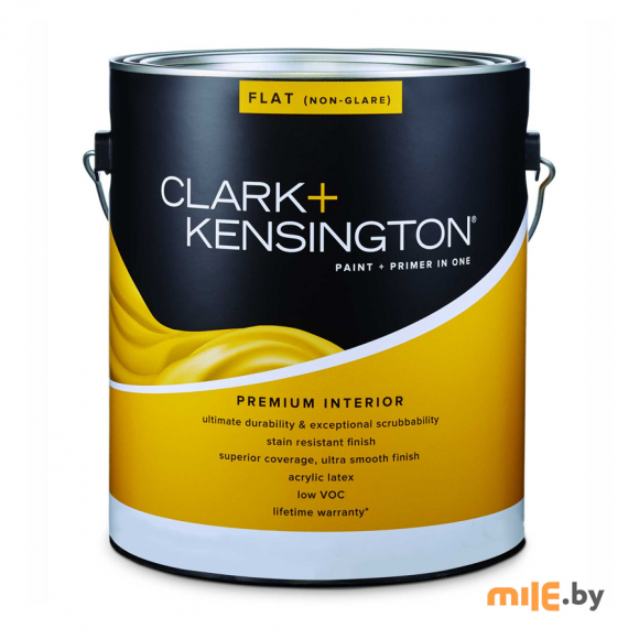 Краска-грунт Ace Clark Kensington Premium Flat (124B410-6) 3,78 л белый