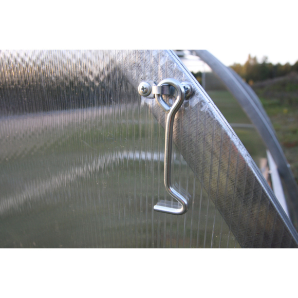 Теплица с покрытием КомфортПром 3,3х8, 40х20/1.0, ПК 3,8мм