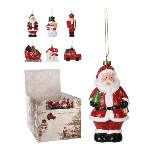 Игрушка новогодняя Фигурки красный микс ACH000600